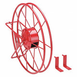 1-1/2" Steel Red Fire Hose Reel 300 Feet Capacity