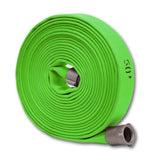 1 3/4” Double Jacket Fire Hose (1.5" NH/NST Fittings) Green