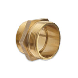 Male to Male Rigid Brass Adapter (Hex)