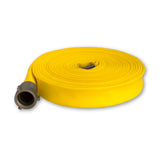 1-1/2" Inch Wildland Fire Hose (Aluminum Pipe Fittings) Yellow