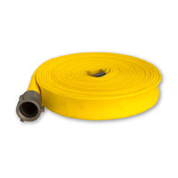 1-1/2" Inch Brush Fire Hose (Aluminum Pipe Fittings) Yellow