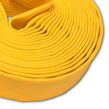 1" Inch Uncoupled Rubber Fire Hose 300 PSI (No Fittings) Yellow:FireHoseSupply.com