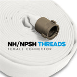 1" Inch Single Jacket Fire Hose:FireHoseSupply.com