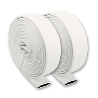 2" Inch Uncoupled Double Jacket Discharge Hose (No Coupling) White