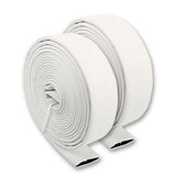 2" Inch Uncoupled Double Jacket Discharge Hose (No Coupling) White