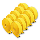 2" Inch Uncoupled Double Jacket Fire Hose (No Connectors) Yellow