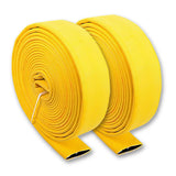 5" Inch Uncoupled Double Jacket Fire Hose (No Connectors) Yellow