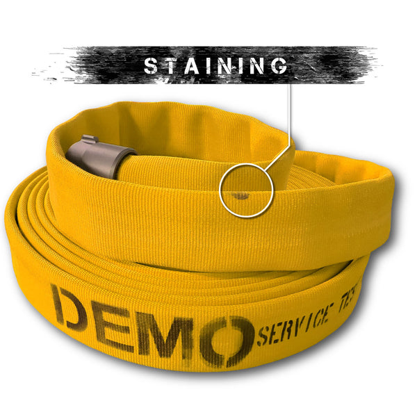 1 3 4 Double Jacket Fire Hose 1 5 NH NST Fittings Yellow 50 Feet 1-3-4-double-jacket-fire-hose-1-5-nh-nst-fittings-yellow-50-feet