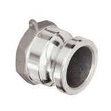 8" Camlock Male x 8" NPT Female Adapter (Aluminum):FireHoseSupply.com