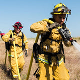 3/4" Inch Brush Fire Hose (Brass GHT Fittings) Yellow